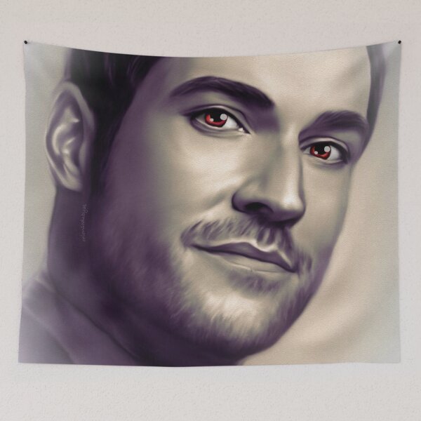 Item preview, Vintage Lucifer Cross Process with Red Eyes designed and sold by orionlodubyal.