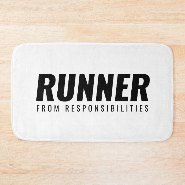 Item preview, Runner From Responsibilities Black designed and sold by ShinsenMerch.