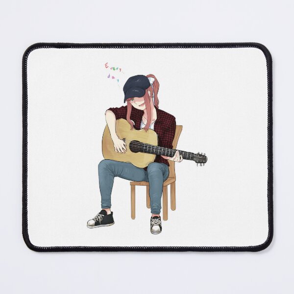 Anime Cat Girl Playing Guitar Poster 46x33 Anime Wall Art V3