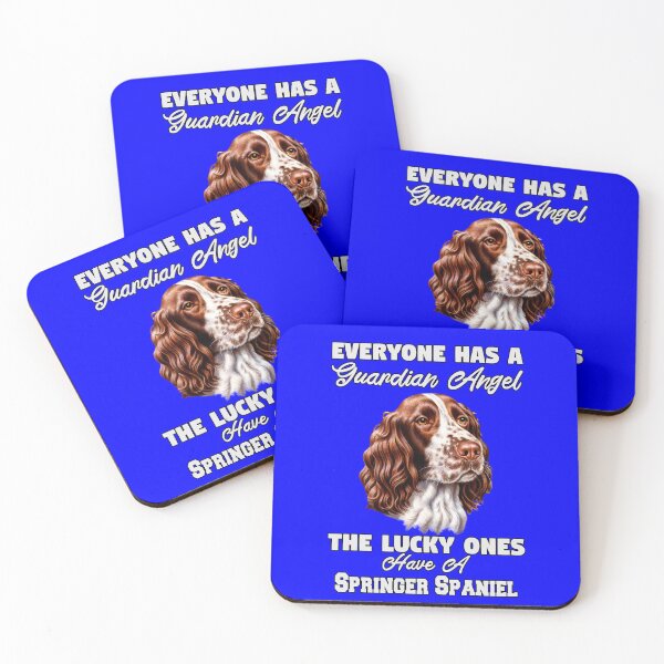 Item preview, Springer Spaniel Dog Owner Gifts Everyone Has A Guardian Angel designed and sold by fantasticdesign.