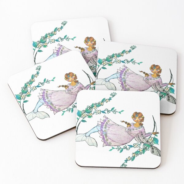 Item preview, ALANI - Cottagecore Mermaid designed and sold by CoraDaffodil.