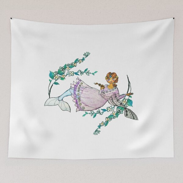 Item preview, ALANI - Cottagecore Mermaid designed and sold by CoraDaffodil.