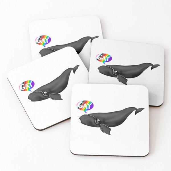 Item preview, Say Gay (whale says gay) designed and sold by Olivia V. Ambrogio.
