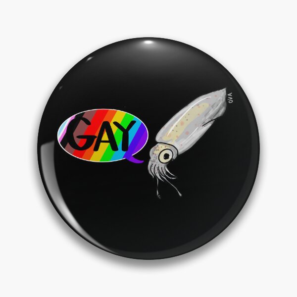 Item preview, Say Gay (squid says gay) designed and sold by Olivia V. Ambrogio.