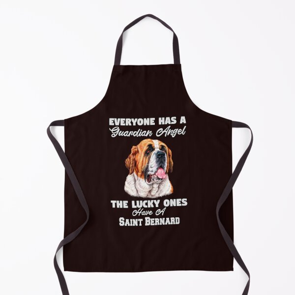 Item preview, Saint Bernard Dog Owner Everyone Has A Guardian Angel designed and sold by fantasticdesign.
