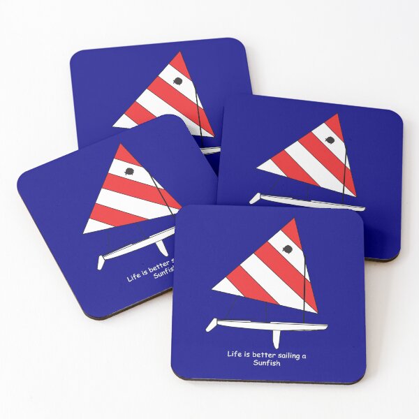 Item preview, Sunfish Sailboat - Life is better sailing a Sunfish designed and sold by CHBB.