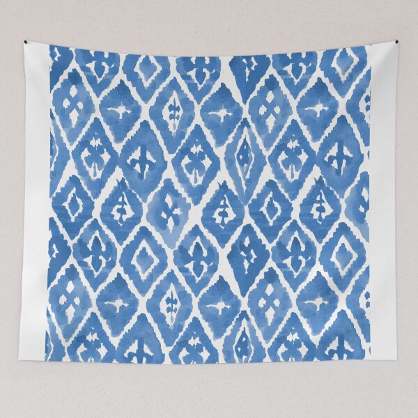 Item preview, indigo mosaic pattern designed and sold by sofiahawk.