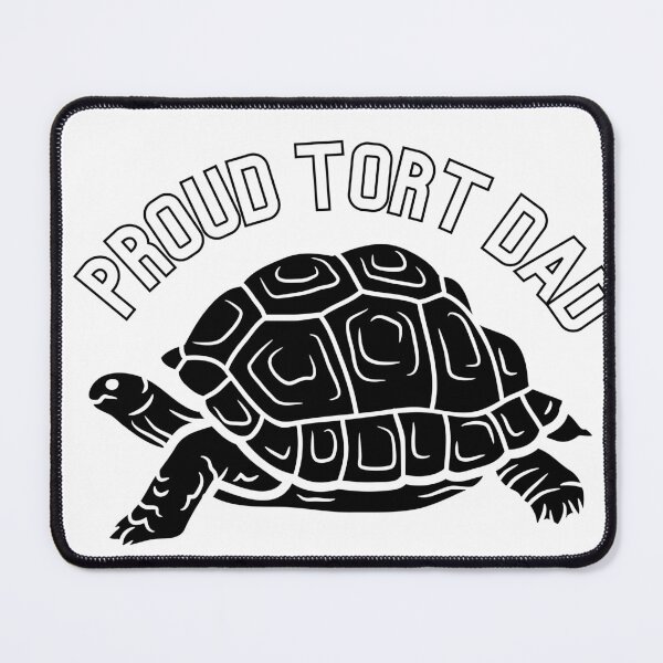 Item preview, Proud Sulcata Tortoise Dad Cartoon Print designed and sold by TeamManja.