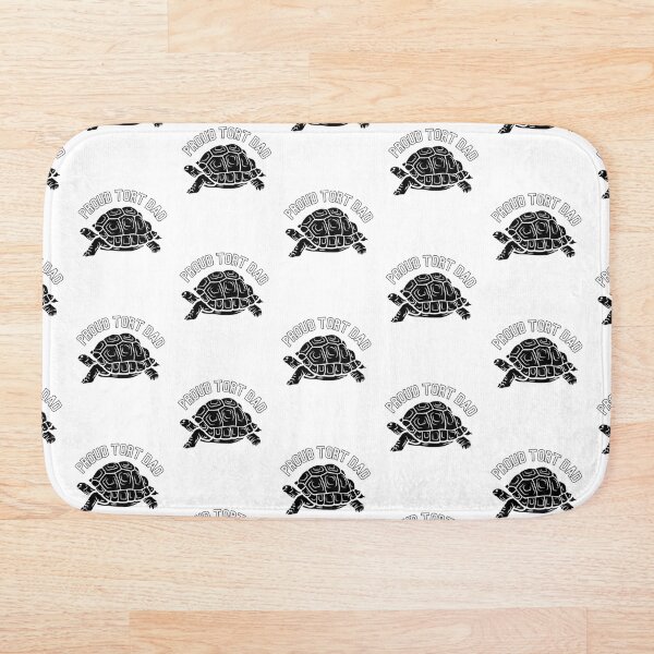 Item preview, Proud Sulcata Tortoise Dad Cartoon Print designed and sold by TeamManja.