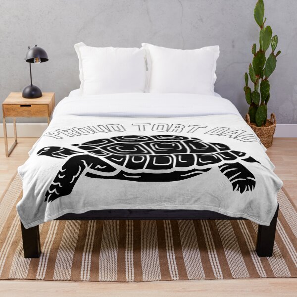 Item preview, Proud Sulcata Tortoise Dad Cartoon Print designed and sold by TeamManja.