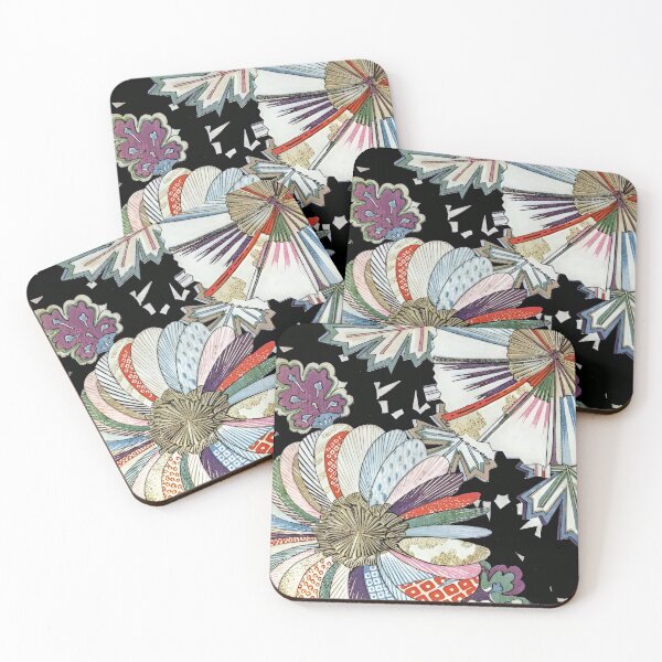Item preview, Antique Floral Japanese Textile Design designed and sold by Karianne Potter.