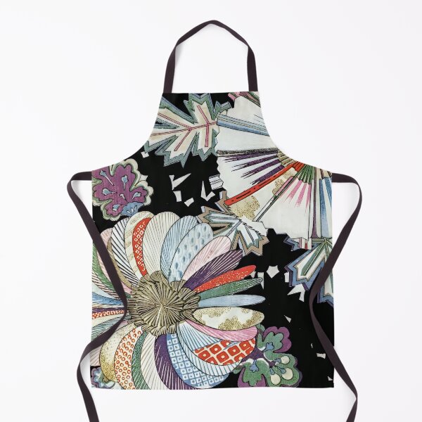 Item preview, Antique Floral Japanese Textile Design designed and sold by Karianne Potter.
