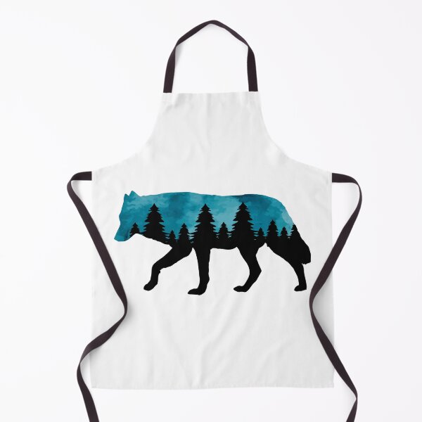 Item preview, Wolf & Forest Silhouette | Lone Wolf | Nature | Wildlife | Outdoors designed and sold by Ravenvine.