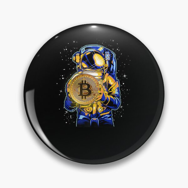 Item preview, BITCOIN ASTRONAUT CRYPTO CURRENCY ART FUTURE MINIMAL DESIGN designed and sold by sobriowslen.