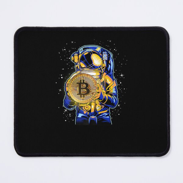 Item preview, BITCOIN ASTRONAUT CRYPTO CURRENCY ART FUTURE MINIMAL DESIGN designed and sold by sobriowslen.