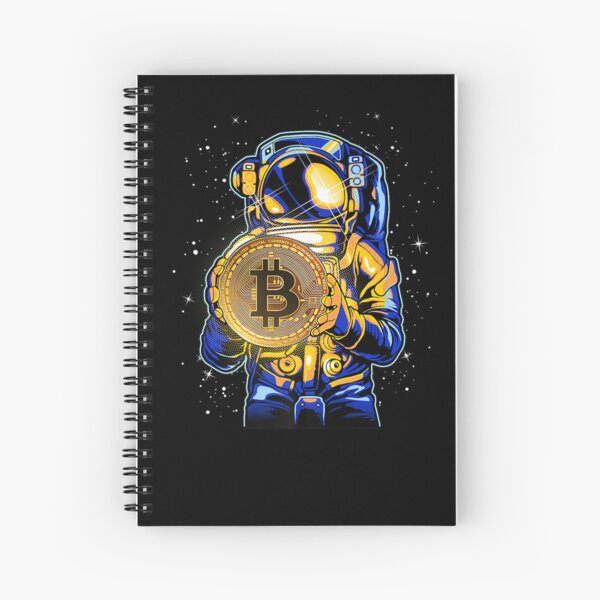 Item preview, BITCOIN ASTRONAUT CRYPTO CURRENCY ART FUTURE MINIMAL DESIGN designed and sold by sobriowslen.