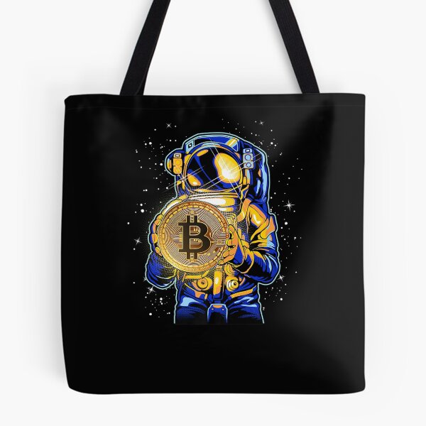 Item preview, BITCOIN ASTRONAUT CRYPTO CURRENCY ART FUTURE MINIMAL DESIGN designed and sold by sobriowslen.