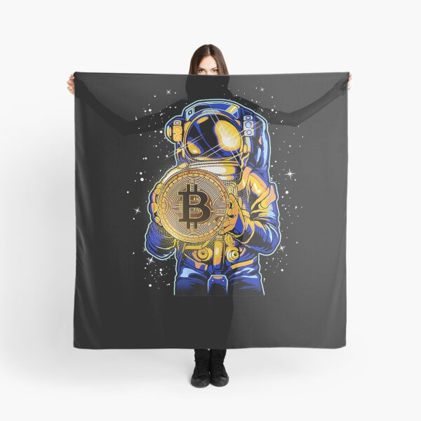 Item preview, BITCOIN ASTRONAUT CRYPTO CURRENCY ART FUTURE MINIMAL DESIGN designed and sold by sobriowslen.