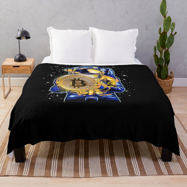 Item preview, BITCOIN ASTRONAUT CRYPTO CURRENCY ART FUTURE MINIMAL DESIGN designed and sold by sobriowslen.