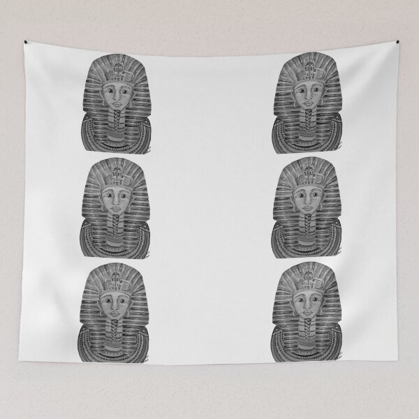 Item preview, Pharaoh, edited watercolor drawing by MariDani Art, #4 designed and sold by MariDaniArt.