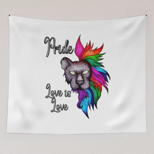 Item preview, Pride LGBTQ Lion/ Lioness Design designed and sold by Inspired Chaos Studio.