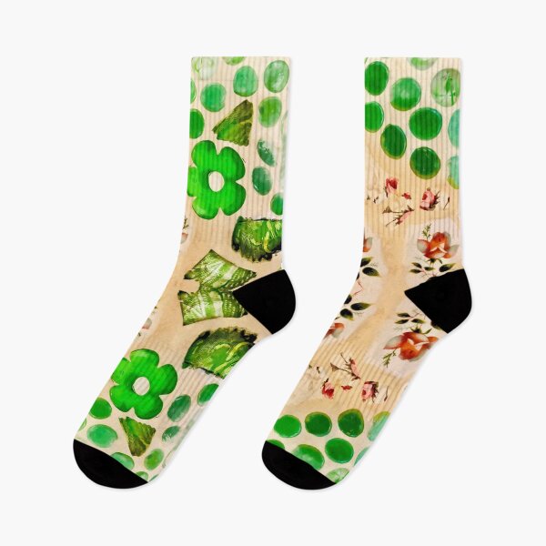 Item preview, Italian Tile in Floral and Emerald Green Pattern designed and sold by MediaArtbyMara.