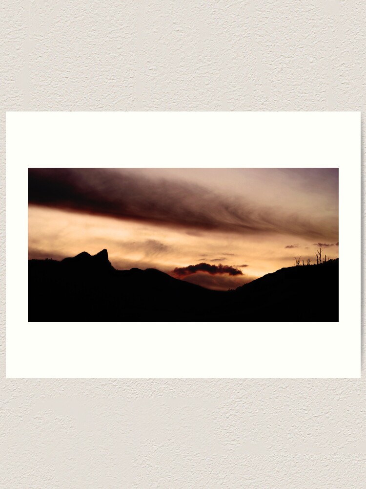 Alternate view of Cathederal Rock, Mount Wellington Range, Tasmania Art Print