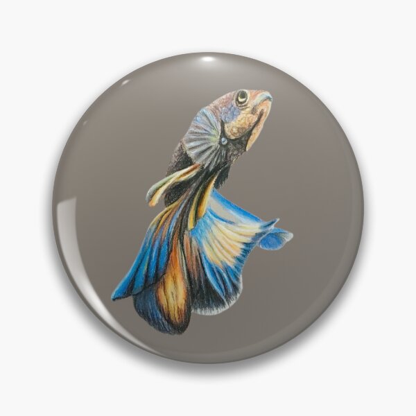 Item preview, Orange Blue Betta Fish | betta lover designed and sold by NathBros.