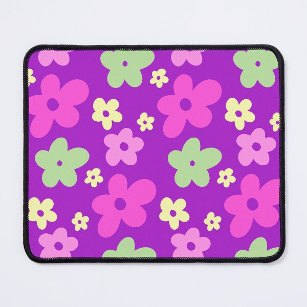 Item preview, Fun Summery 2000’s Style Floral Flower Print on a Purple Magenta Backdrop, made by EndlessEmporium designed and sold by EndlessEmporium.