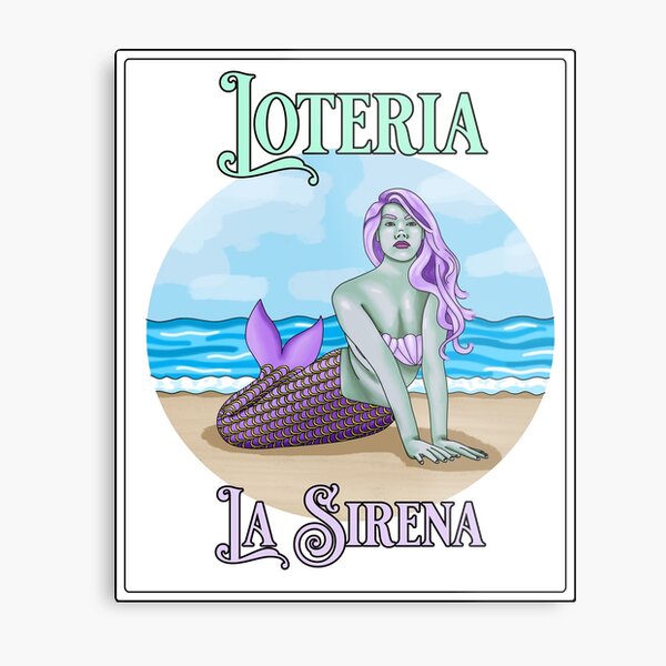 Loteria La Sirena  Poster for Sale by metjackie0