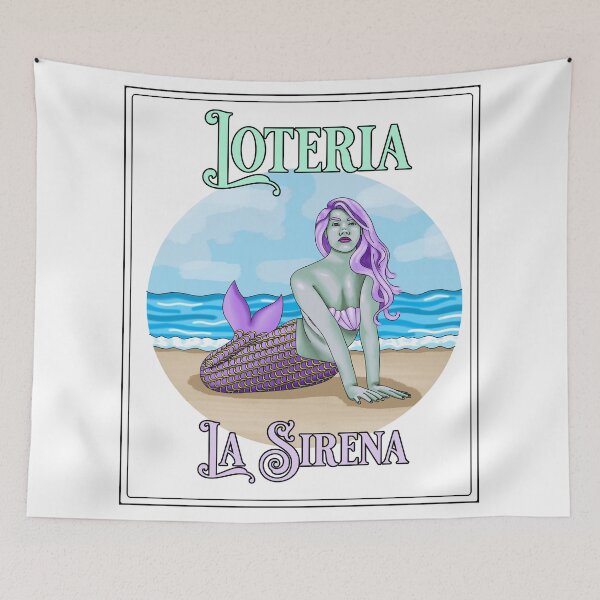 Item preview, Loteria - La Sirena designed and sold by bigolclown.