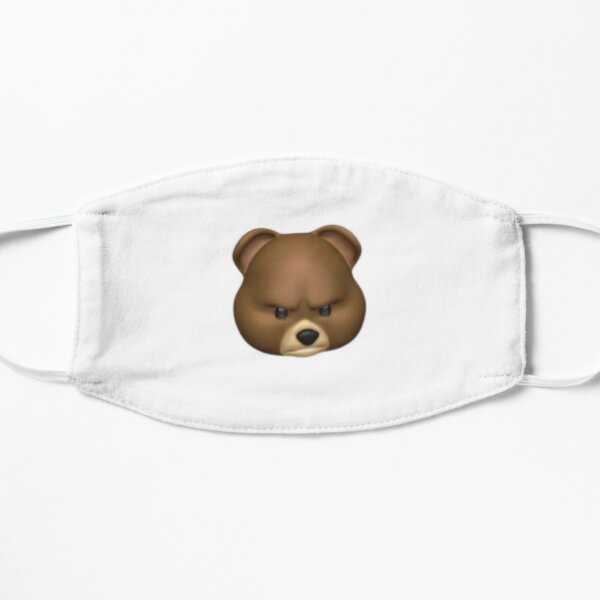 angry teddy mask