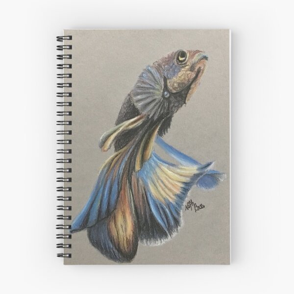 Artikelvorschau, Orange blauer Betta-Fisch | Betta-Liebhaber entworfen und verkauft von NathBros.