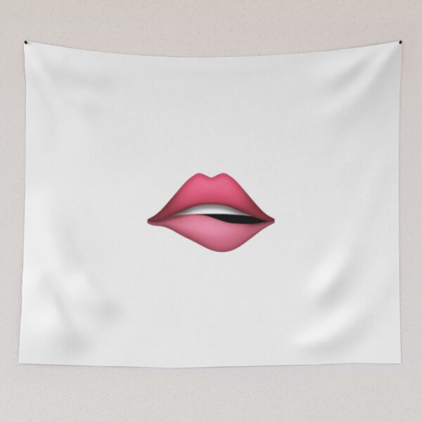 Item preview, Lip Bite Emoji designed and sold by sabahnaveed.
