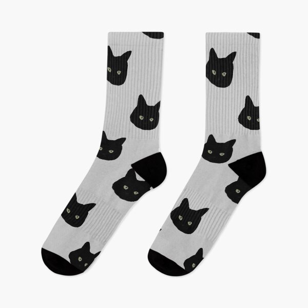 Item preview, poorly drawn black cat designed and sold by Pink Ribbon.