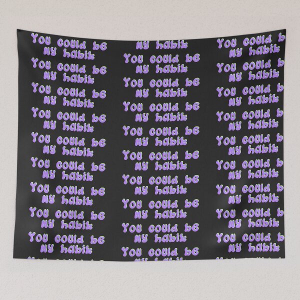Item preview, Habit Lyrics - Still Woozy designed and sold by Anthony726.