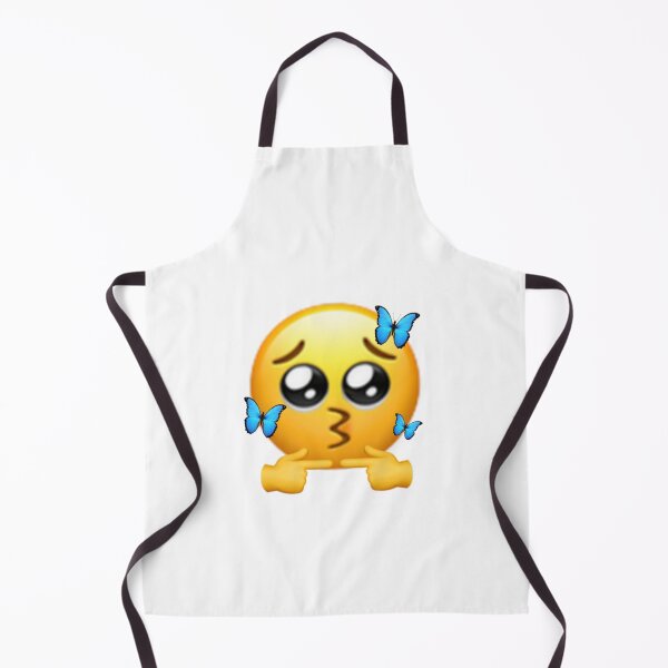 Item preview, Shy Emoji with Butterflies designed and sold by sabahnaveed.
