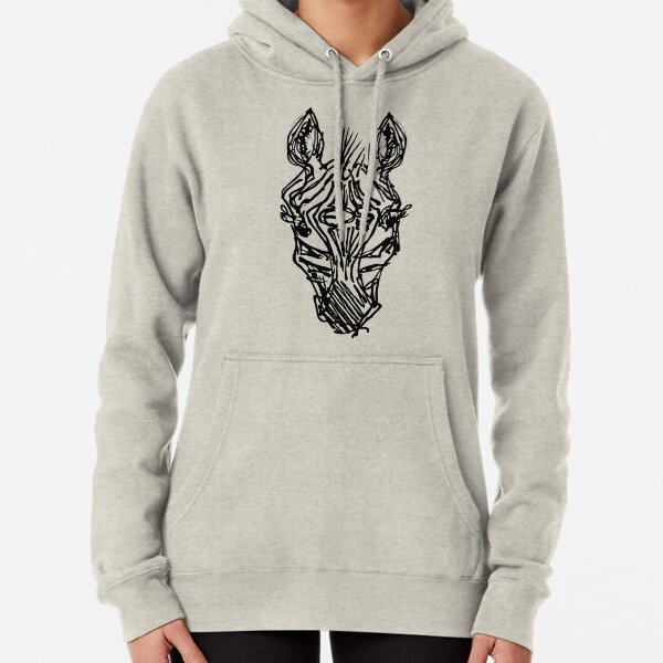 EDS Forehead Zebra Inkwork Pullover Hoodie