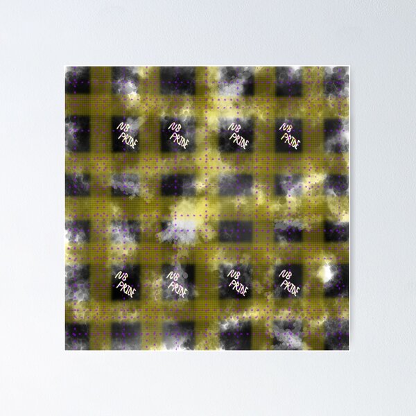 Item preview, Nonbinary Pride Plaid designed and sold by RenHazyArtCrazy.