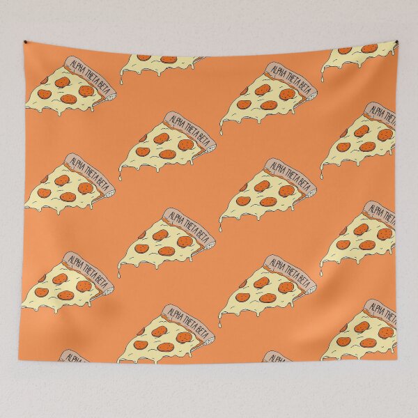 Item preview, Alpha Theta Beta pizza slice designed and sold by Jilly Rose Ink.