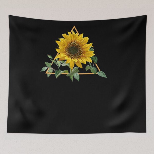 Item preview, SUNFLOWER FLORAL ART TRIANGLE TRELLIS GARDENING PLANT LOVER designed and sold by sobriowslen.