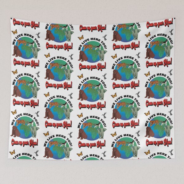 Item preview, Animals live here too! Clean up your mess!  Earth Day April 22 designed and sold by TJHstudio.