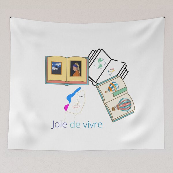Item preview, Joie de vivre  designed and sold by Puns-N-Such.