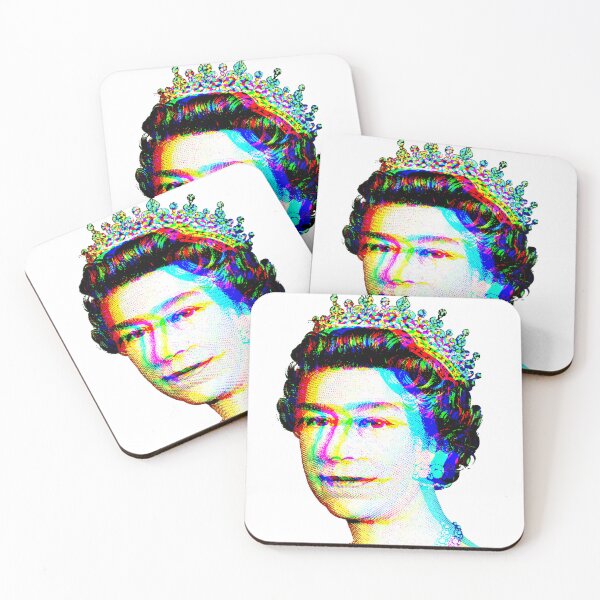 Item preview, Queens Art watercolor, Queens Platinum Jubilee colorfull designed and sold by Glenclo1.