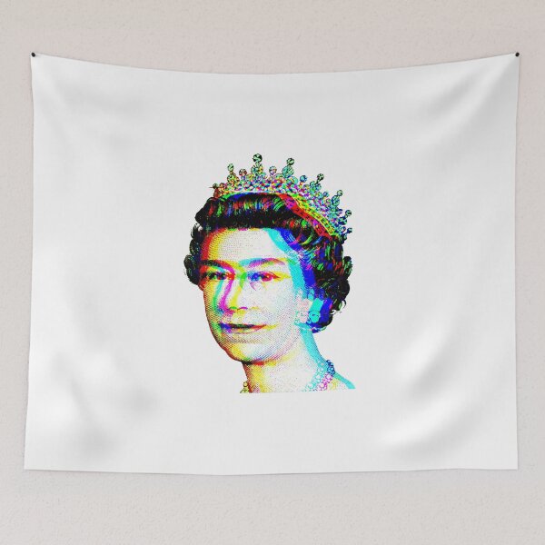 Item preview, Queens Art watercolor, Queens Platinum Jubilee colorfull designed and sold by Glenclo1.