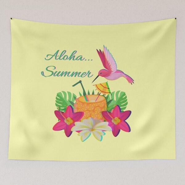 Item preview, A fun design with the holiday vibe. A tropical pineapple cocktail...Aloha..Summer designed and sold by Wonder & Whimsy.