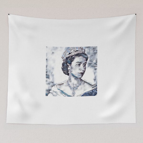 Item preview, Queens Art watercolor, The Queens Platinum Jubilee 2022 Original Sketched Design designed and sold by Glenclo1.