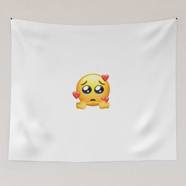 Item preview, Shy Emoji with Hearts designed and sold by sabahnaveed.