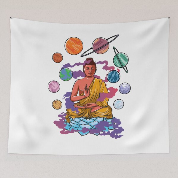 Item preview, Men Women Buddha Magic Mushroom Meditation Psychedelics designed and sold by BobbieVonRueden.