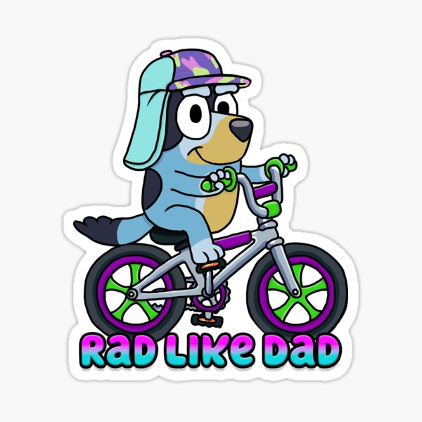 Rad Like Dad Sticker